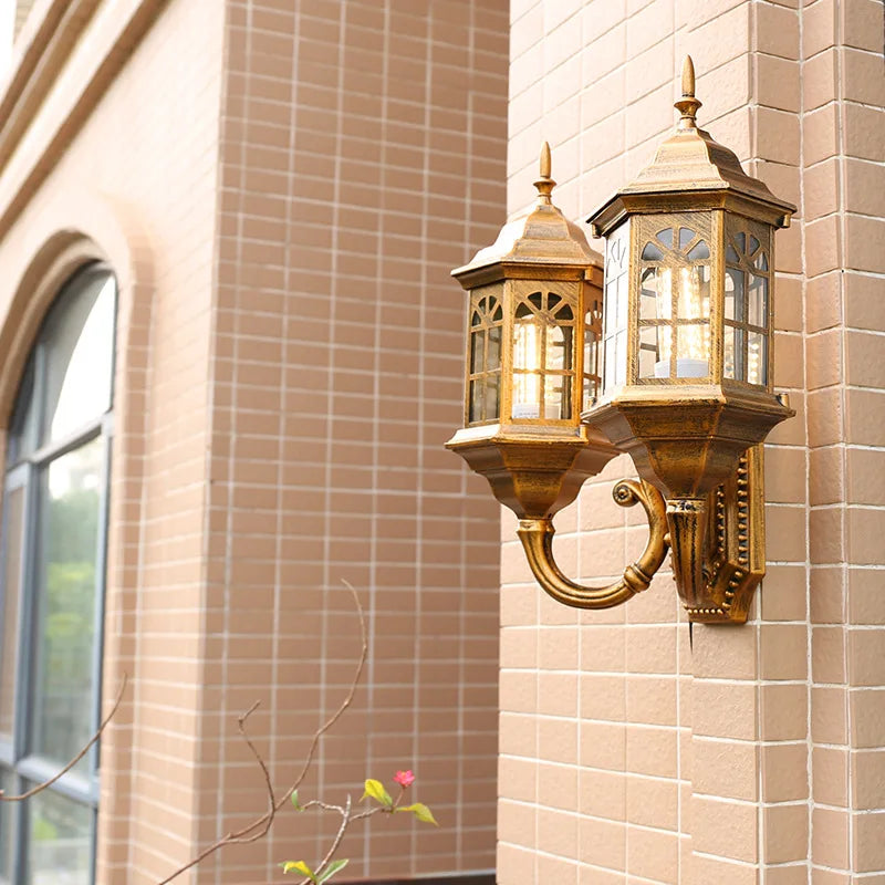 Amélie Outdoor Dual Head Wall Lamp Waterproof Garden Light