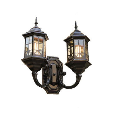 Amélie Outdoor Dual Head Wall Lamp Waterproof Garden Light