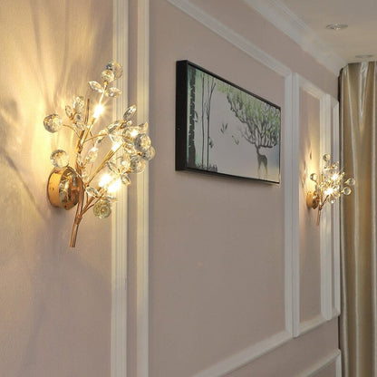 Adele Nature-Inspired Metal Branch Wall Lamp
