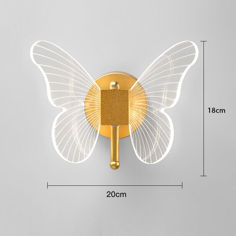 Anaïs Butterfly LED Wall Lamp with Decorative Modern Design