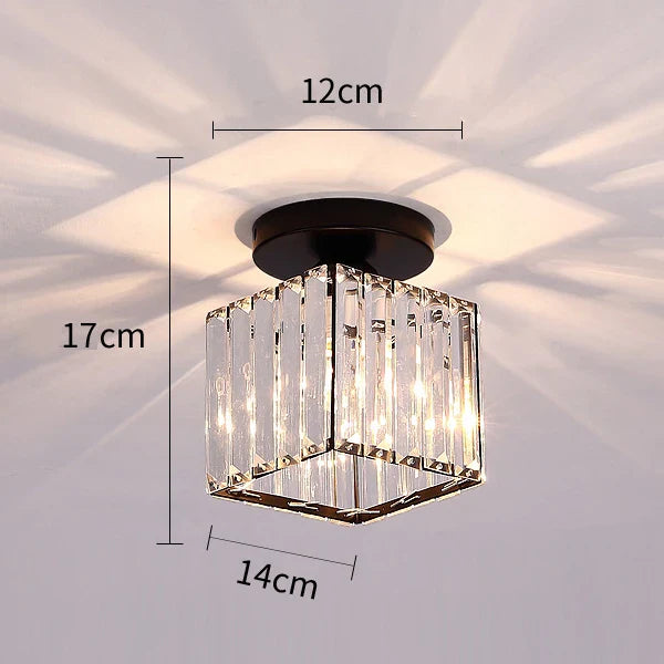Monroe Antique Crystal Ceiling Light
