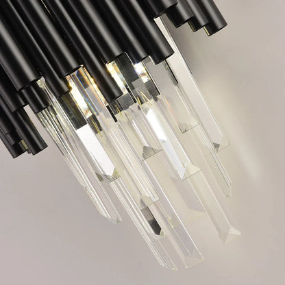 Sophie Crystal Black Wall Lamp with Modern Elegant Finish