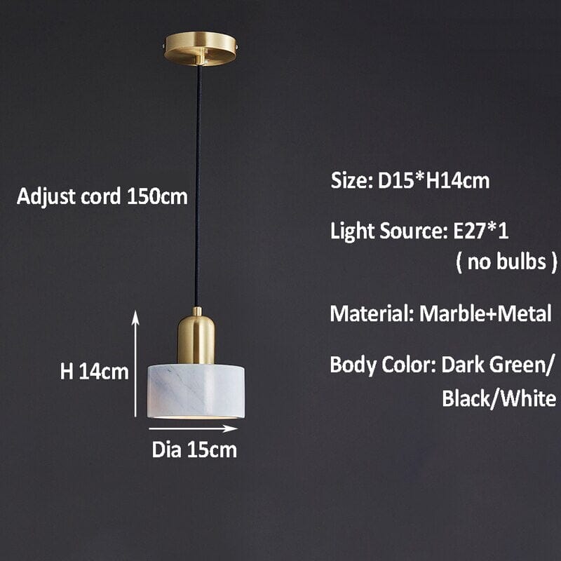 Juliette Natural Marble Pendant Light