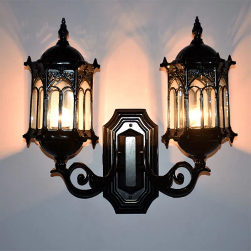Éliane Outdoor Double Head Wall Lamp Waterproof Villa