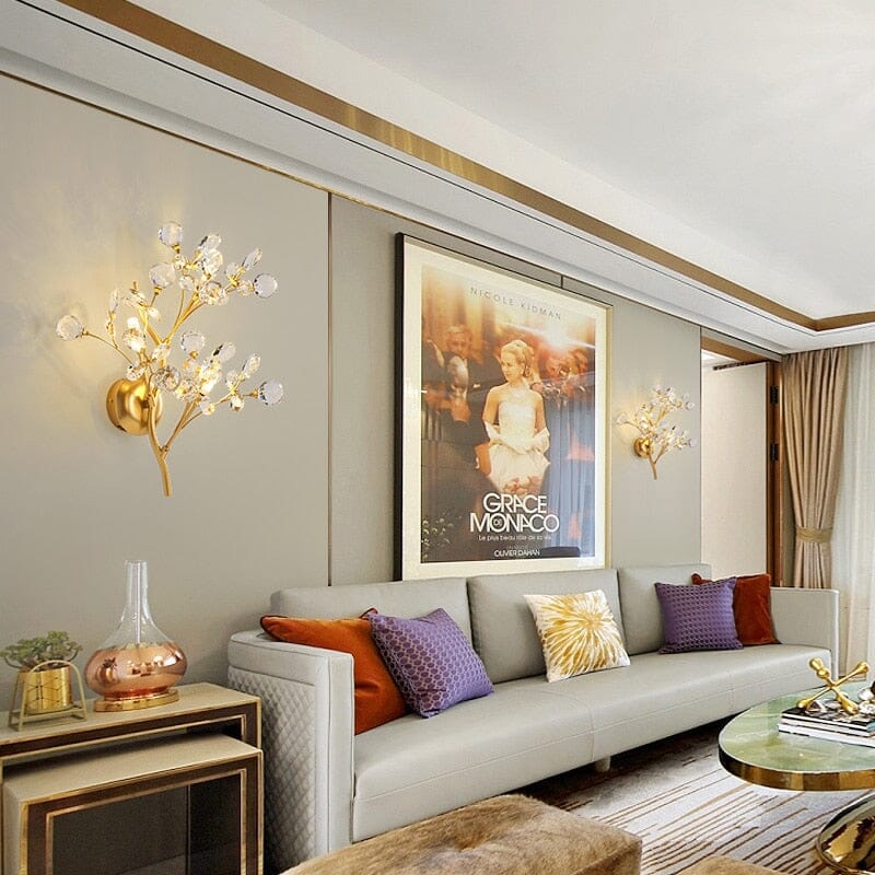 Adele Nature-Inspired Metal Branch Wall Lamp