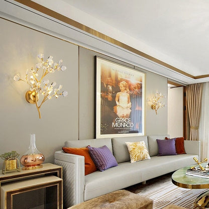 Adele Nature-Inspired Metal Branch Wall Lamp