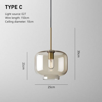 Adele Artisan Nordic Pendant Light
