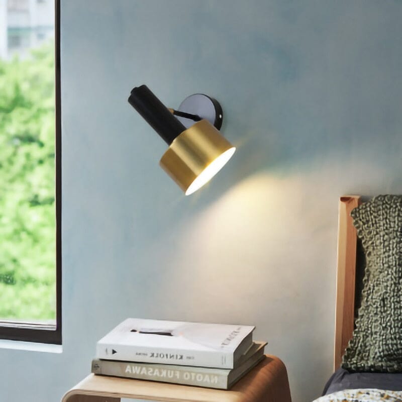 Colette Gold Black Wall Lamp with Nordic Modern Design