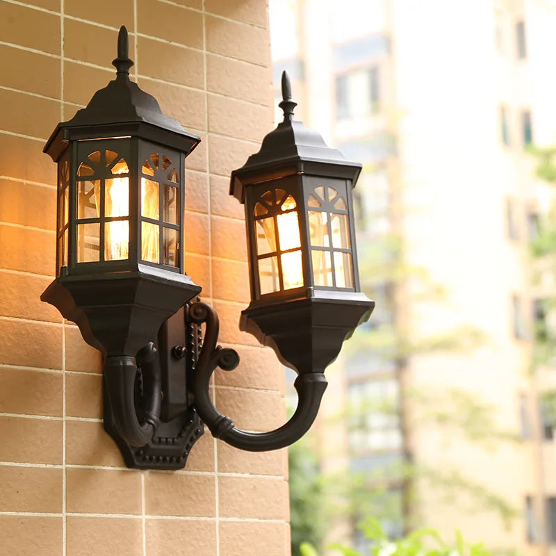 Amélie Outdoor Dual Head Wall Lamp Waterproof Garden Light