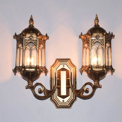 Éliane Outdoor Double Head Wall Lamp Waterproof Villa