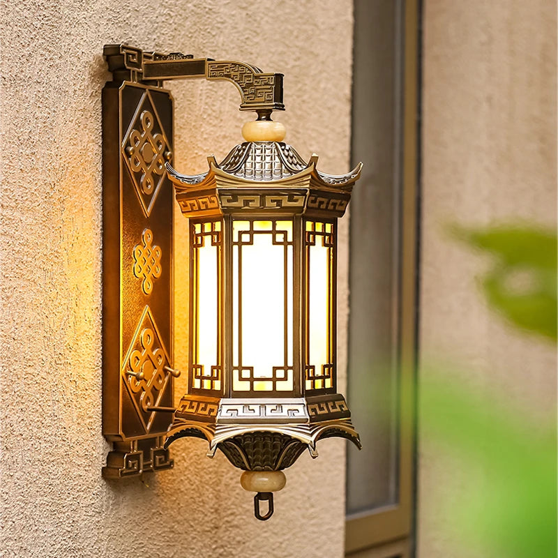 Camille Outdoor Waterproof Wall Lamp Retro Corridor Light