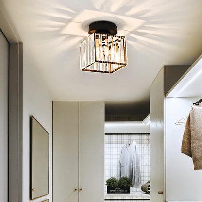Monroe Antique Crystal Ceiling Light