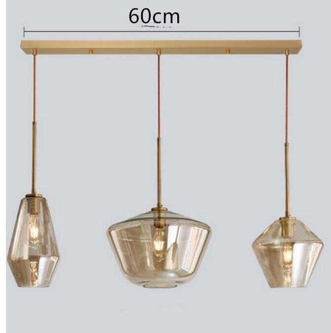 Monica Designer Glass Pendant Light