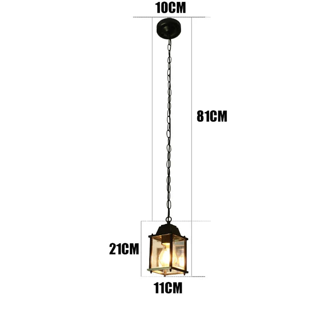 Élise Outdoor Waterproof Pendant Chandelier Garden Pavilion