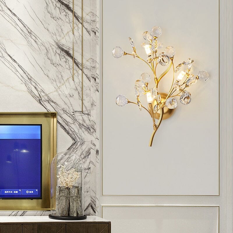 Adele Nature-Inspired Metal Branch Wall Lamp