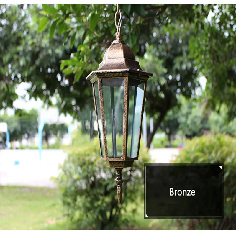 Amélie Outdoor Retro Pendant Chandelier Garden Pavilion