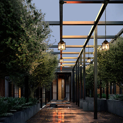Élise Outdoor Waterproof Pendant Chandelier Garden Pavilion