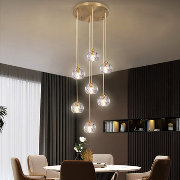 Clara Crystal Charm Pendant Light