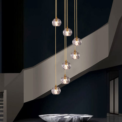 Clara Crystal Charm Pendant Light