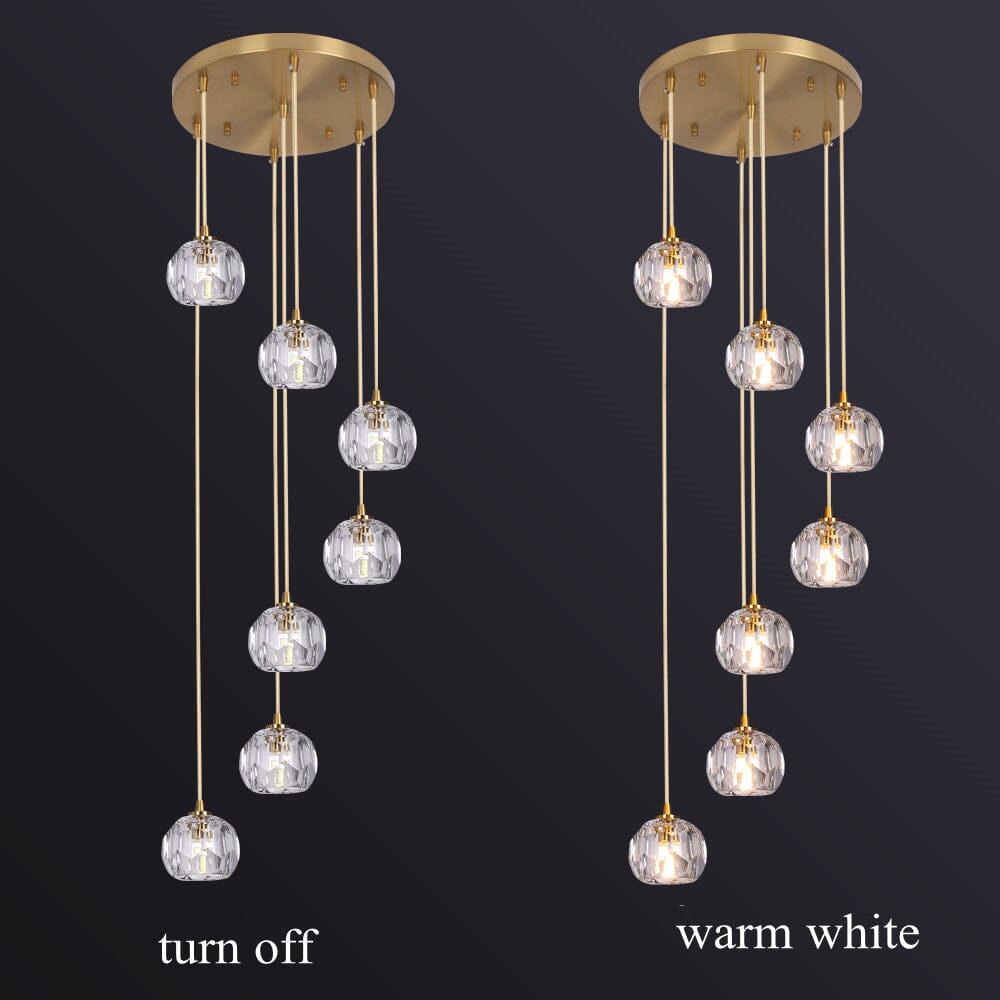 Clara Crystal Charm Pendant Light