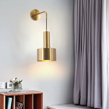 Camille Gold Adjustable Wall Lamp with Modern Finish