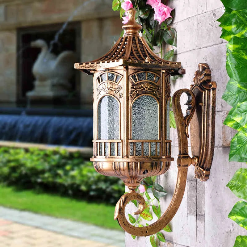 Élodie Retro Outdoor Wall Lamp Vintage Porch Light