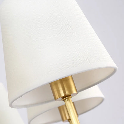Adèle Vintage Copper Fabric Wall Light