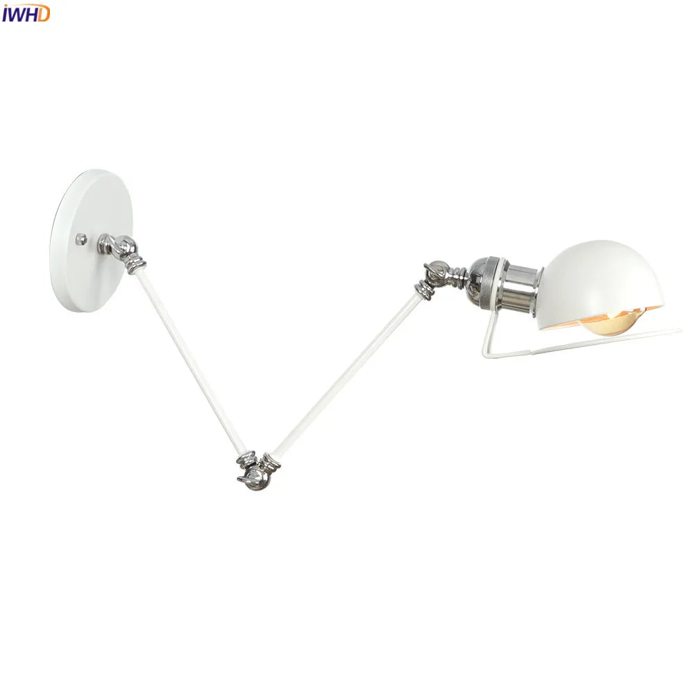 Colette Adjustable Long Arm Wall Lamp Vintage