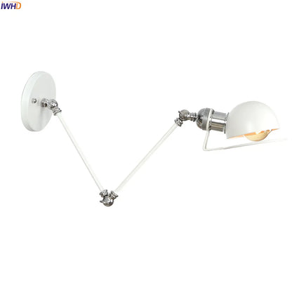 Colette Adjustable Long Arm Wall Lamp Vintage