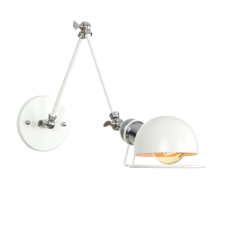 Colette Adjustable Long Arm Wall Lamp Vintage