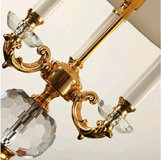 Luxury Crystal Table Lamp with Three Light Design for Modern Interiors