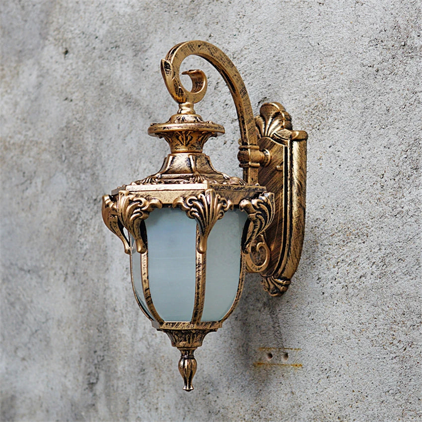 Vivienne Retro Bronze Outdoor Wall Sconce