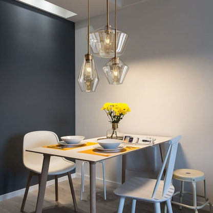 Monica Designer Glass Pendant Light