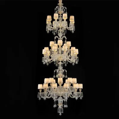 Minimalist Crystal Candle Chandelier for Living Room and Bedroom