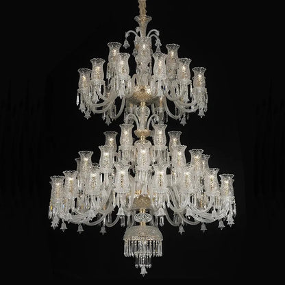Minimalist Crystal Candle Chandelier for Living Room and Bedroom