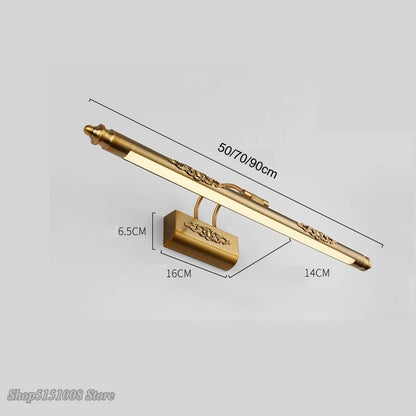 Élise Waterproof Retro Mirror Cabinet LED Wall Lamp