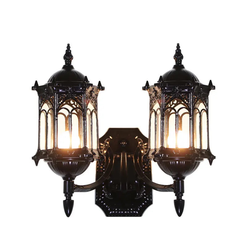 Éliane Outdoor Double Head Wall Lamp Waterproof Villa
