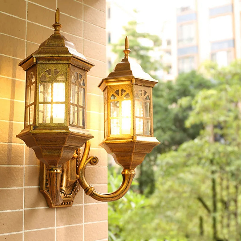 Amélie Outdoor Dual Head Wall Lamp Waterproof Garden Light