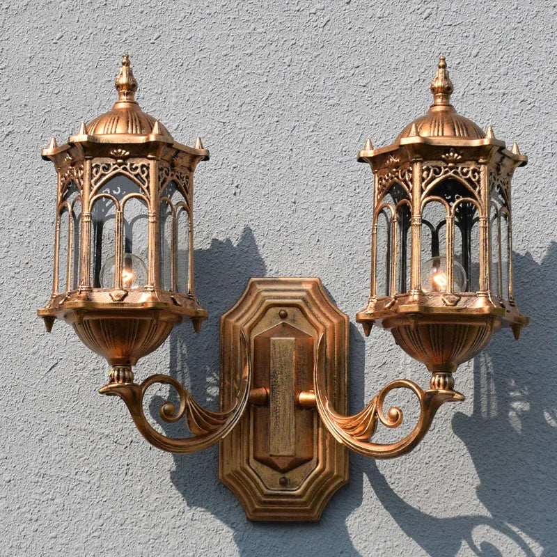 Éliane Outdoor Double Head Wall Lamp Waterproof Villa