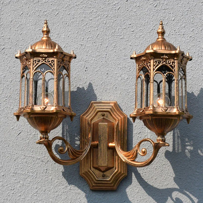 Éliane Outdoor Double Head Wall Lamp Waterproof Villa