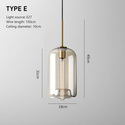 Adele Artisan Nordic Pendant Light