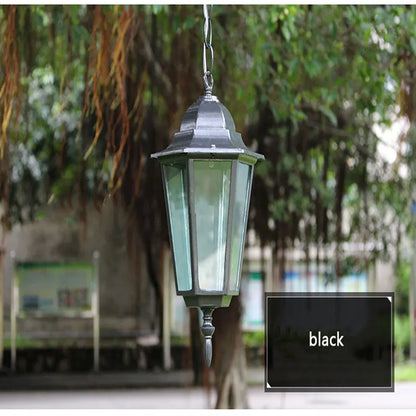 Amélie Outdoor Retro Pendant Chandelier Garden Pavilion