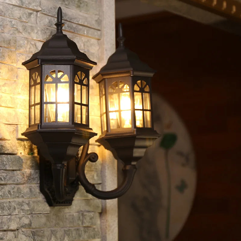 Amélie Outdoor Dual Head Wall Lamp Waterproof Garden Light