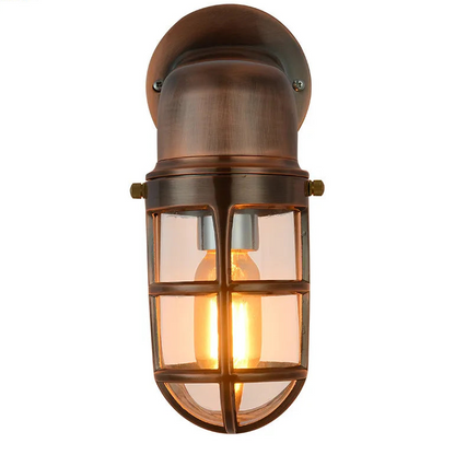 Aurélie Outdoor Aluminum Wall Light Waterproof Glass Lamp