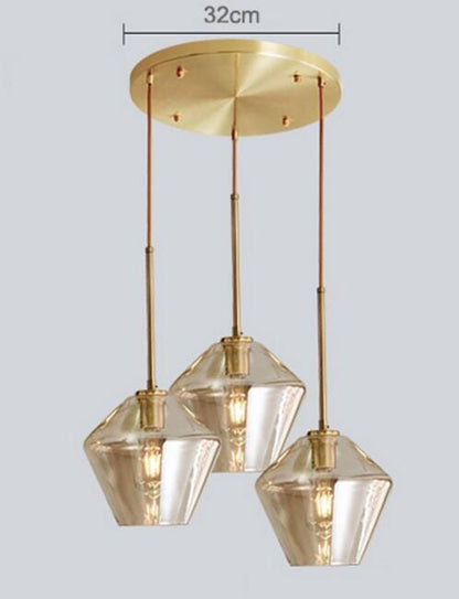 Monica Designer Glass Pendant Light
