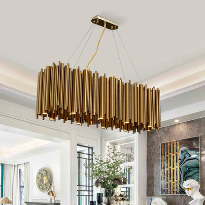 Amélie Gold Nest Oval Chandelier