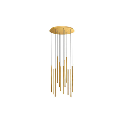 Arielle Spiral LED Staircase Pendant Chandelier