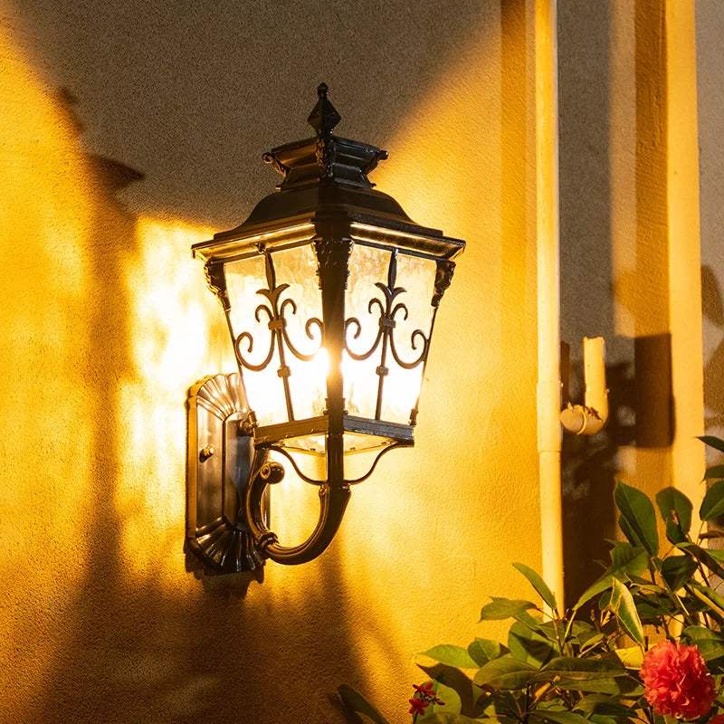 Émilienne Outdoor Retro Wall Lamp Waterproof Garden Light