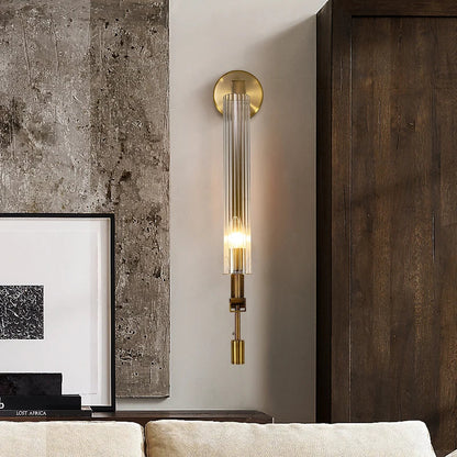 Sabine Glass Cylinder Wall Lamp