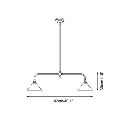 Clémence Heirloom Linear Chandelier